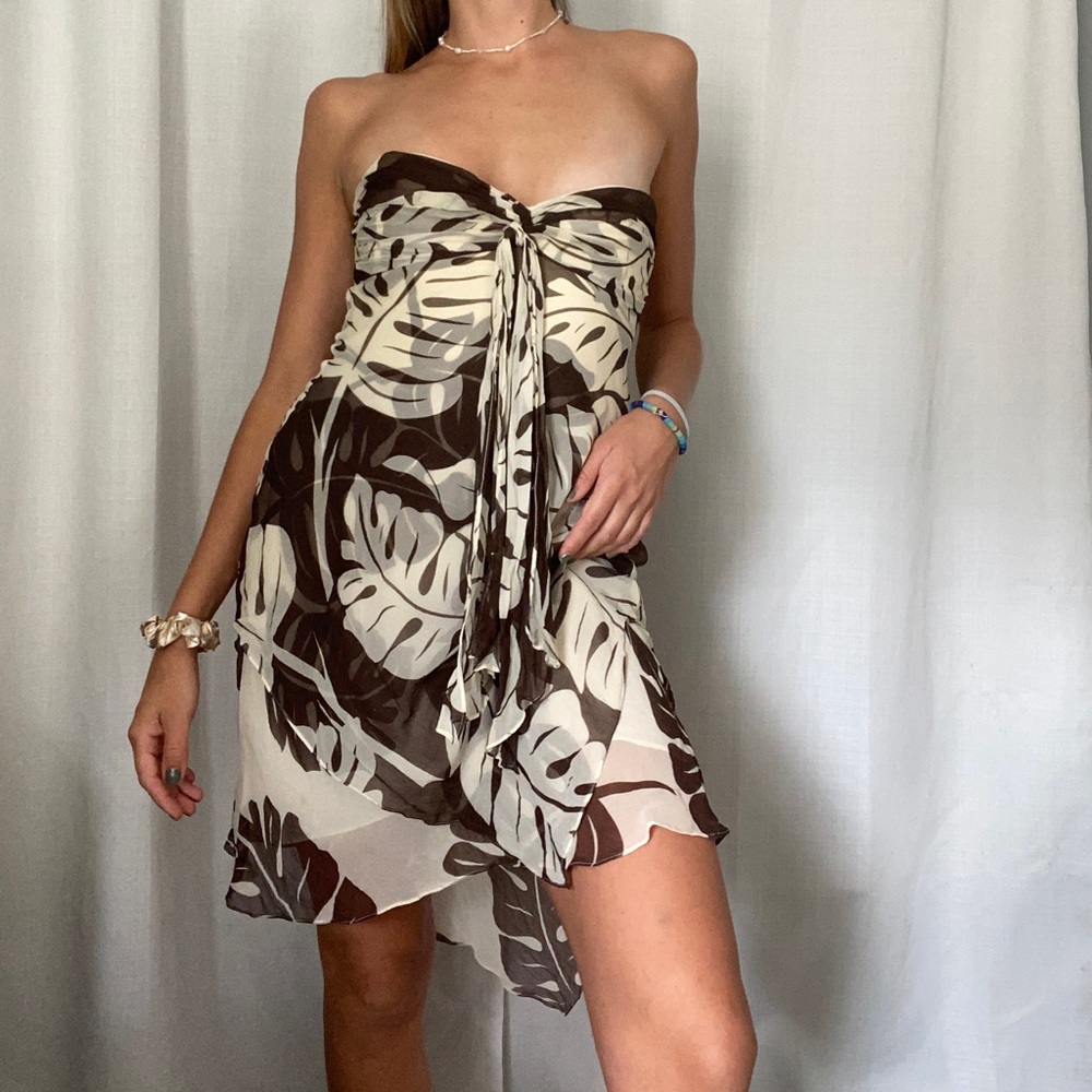 BCBGMaxAzaria brown dress